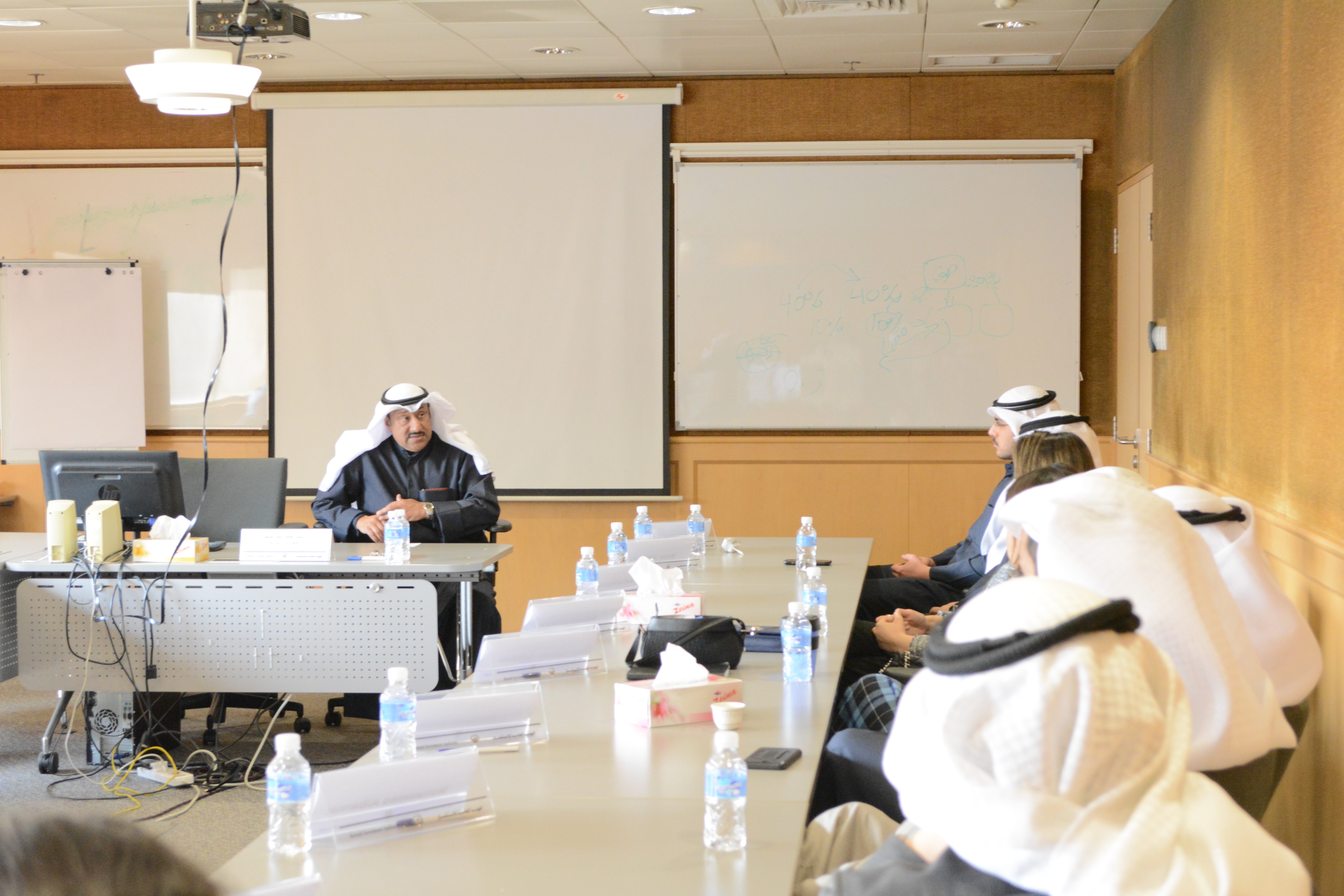 KIA’s Departments provided a presentation of their work to group (41)