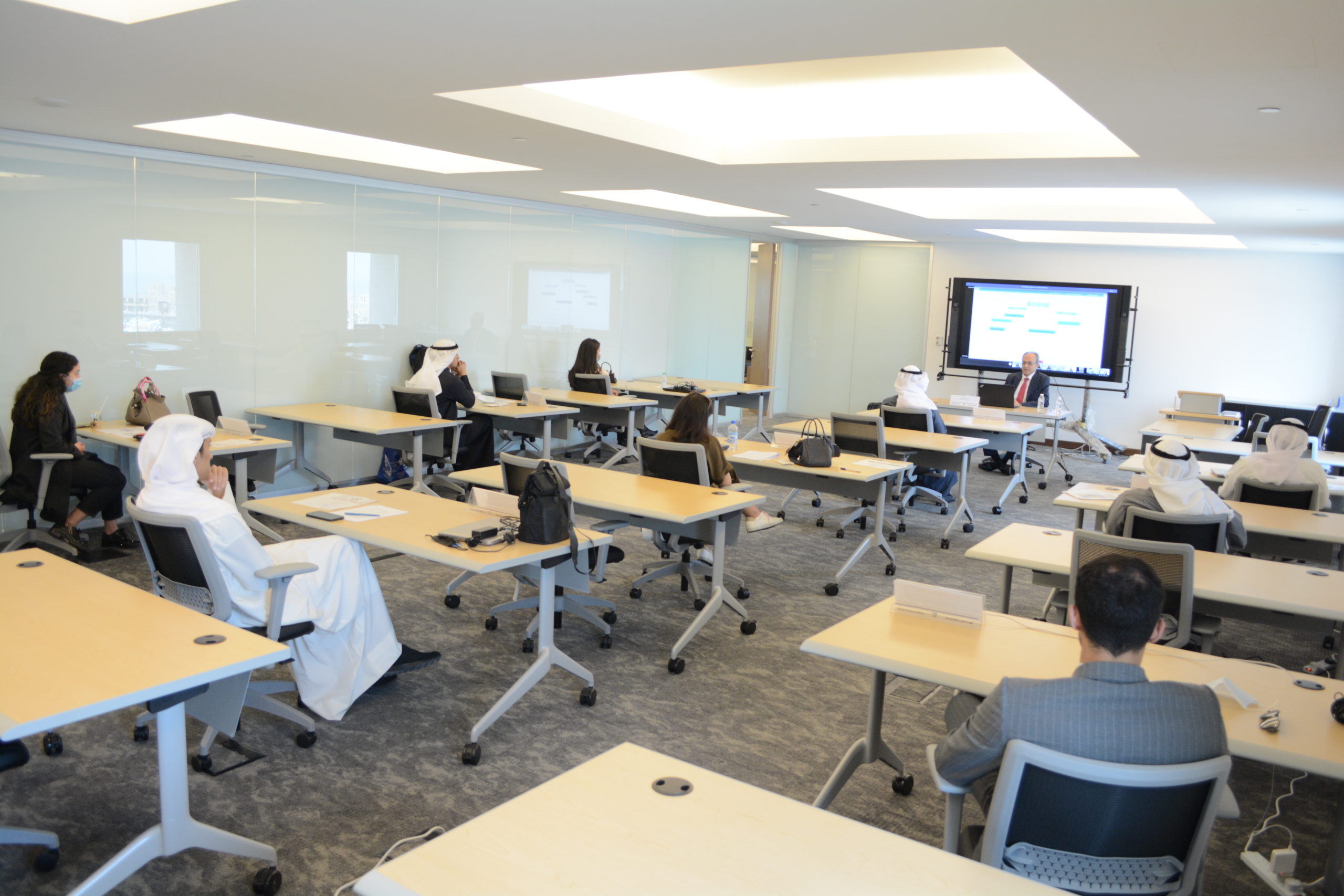 KIA’s Departments provided a presentation of their work to group (42)